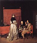 Gerard ter Borch Paternal Admonition painting